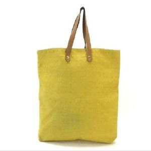 Hermès Yellow Ahmedabad Quilted Tote 215590